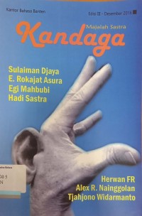 Majalah Sastra: Kandaga Edisi III - Desember 2016