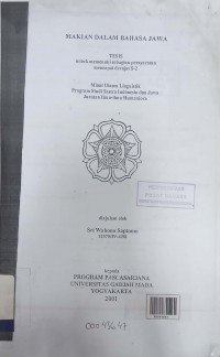 Makian dalam bahasa Jawa