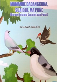 Mamanue dadangkuna, suaiolr, ma pune=Burung pelatuk, souaiolr, dan punai