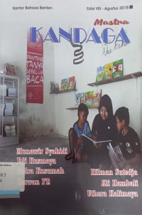 Majalah Sastra: Kandaga Edisi VIII - Agustus 2018