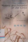 Maxims and Proverb of Old Korea