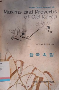 Maxims and Proverb of Old Korea