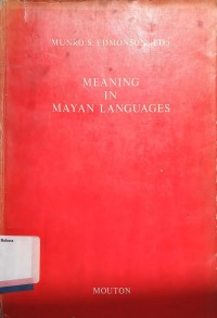 Meaning in mayan languages