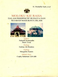 Moloku Kie Raha, Dalam perspektif budaya dan sejarah masuknya Islam