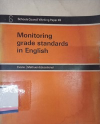 Monitoring grade standards in English