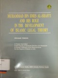 Muhammad Ibn Idris Al-Shafi'I and His Role in the Development of Islamic Legal Theory