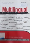 Multilingual: Jurnal Kebahasaan dan Kesastraan, Volume XV, No.1, Juni, Tahun  2016