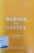 Bahasa dan sastra : undang-undang minangkabau: analisis isi naskah, tahun xvii nomor 1 1999