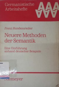 Neuere methoden der semantik