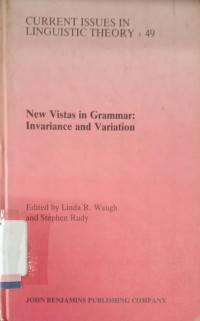 New vistas in grammar : invariance an variation