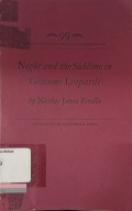 Night and the sublime in giacomo leopardi
