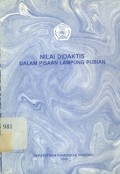 Nilai didaktis dalam Pisaan Lampung Pubian