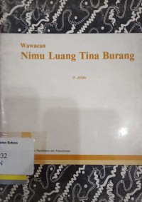 Wawacan nimu luang tina Burang