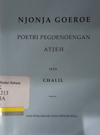 Njonja goeroe poetri pegoenoengan Atjeh