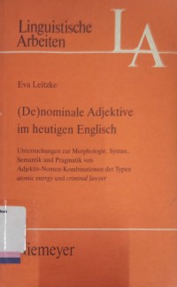 (De)nominale adjektive im heutigen Englisch