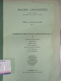 Papers in new guinea linguistics no. 11