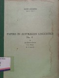 Papers in australian linguistics no. 4