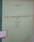 Papers in new guinea linguistic no. 5