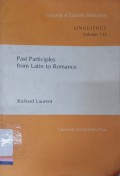 Past participles from Latin to Romance