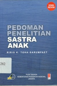 Pedoman penelitian sastra anak