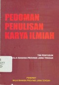 Pedoman penulisan karya ilmiah