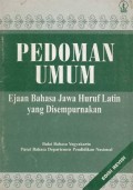 Pedoman umum ejaan bahasa Jawa huruf latin yang disempurnakan