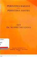 Peristiwa bahasa dan Sastra