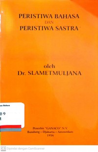 Peristiwa bahasa dan Sastra