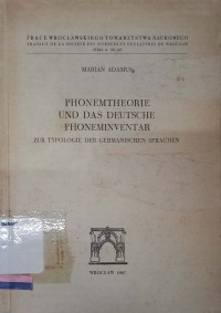 Phonemtheorie und das Deutsche phoneminventar: Zur typologie der Germanischen sprachen