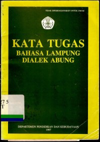 Kata tugas bahasa Lampung: dialek Abung