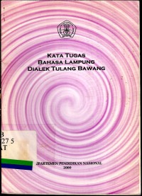 Kata tugas bahasa Lampung dialek tulang bawang