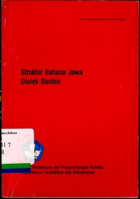 Struktur Bahasa Jawa Dialek Banten