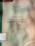 Police motu: an introduction to the trade language of papua (new guinea) for anthropologists and other fieldworkers