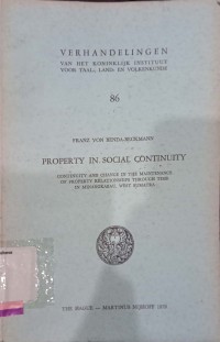 Property in Social Continuity