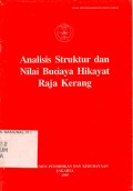 Analisis struktur dan nilai budaya hikayat raja kerang