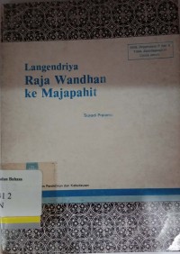 Langendriya Raja Wandhan ke Majapahit