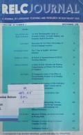 Relc Journal Volume 19 Nomor 2, Desember 1988