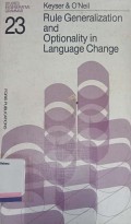 Rule generalization and optionality in language change