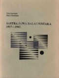 Sastra jawa balai pustaka 1917-1942