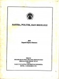 Sastra, Politik, dan Ideologi; Pidato pengukuhan guru besar
