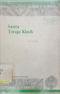 Sastra toraja klasik