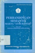 Perbandingan Semantis Makna 