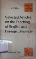 Selected articles on the teaching of English as a foreign language