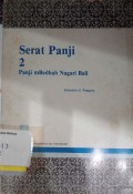 Serat panji 2: Panji mBedhah nagari Bali