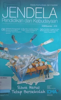 Jendela: Pendidikan dan Kebudayaan, XXVIII/November -2018