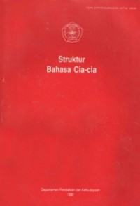 Struktur Bahasa Cia-Cia