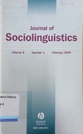 Journal of Sociolinguistics Volume 8, Number 1, February 2004