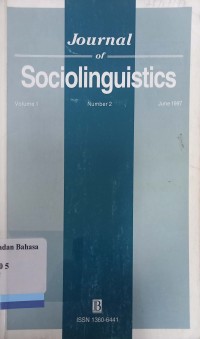 Journal of Sociolinguistics Volume 1, Number 2, June 1997