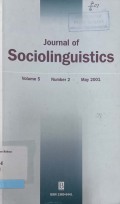 Journal of Sociolinguistics vol.5 no.2 August 2001