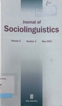 Journal of Sociolinguistics vol.5 no.2 August 2001